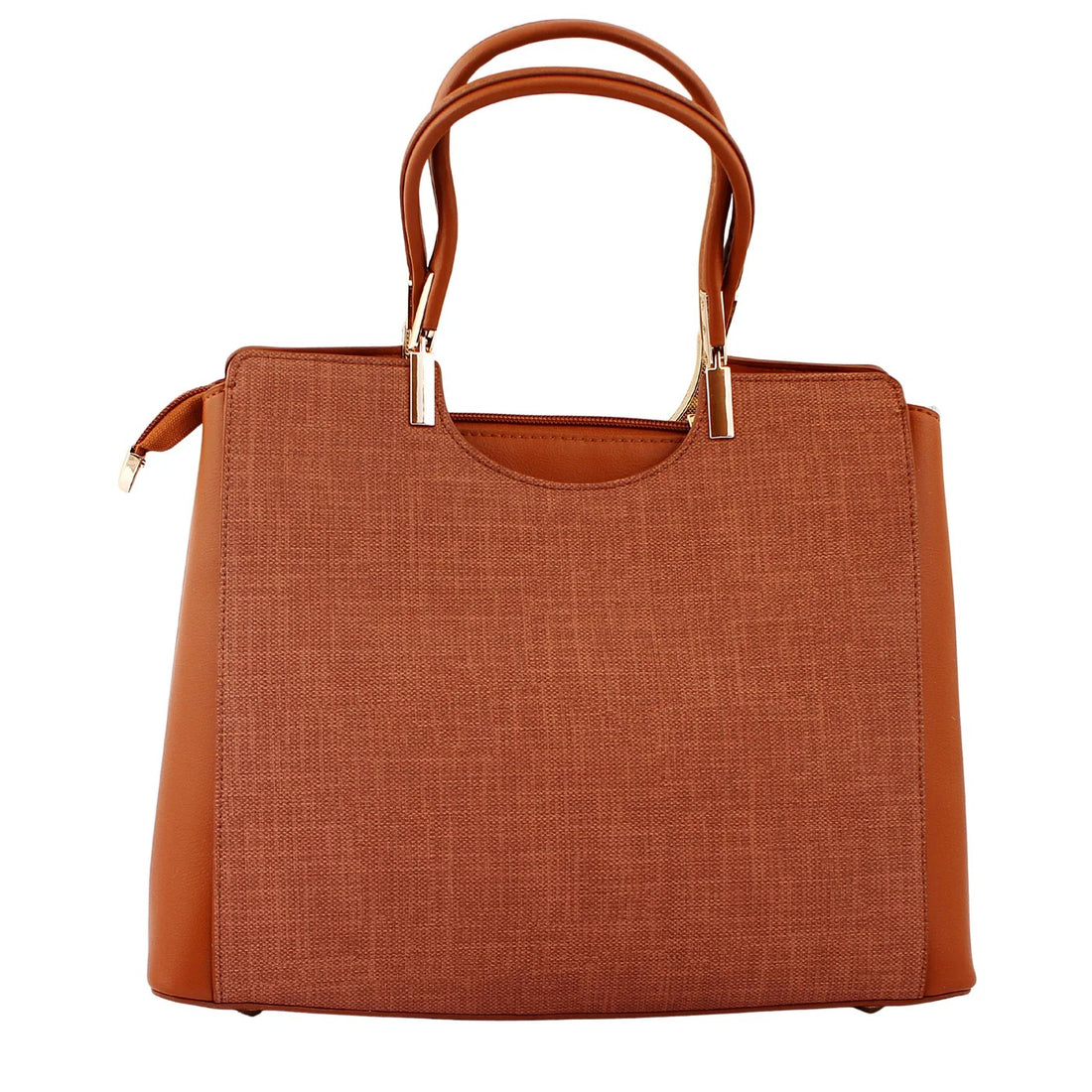 Mustard Top Handle Handbag with Shoulder Strap
